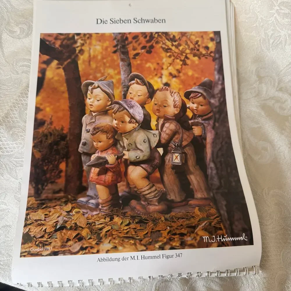 Vintage 1984 M I Hummel Figuren Kalender Goebel West Germany Complete